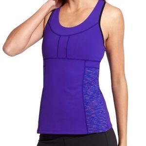 Athleta Purple Space Dye PR Workout Tank Top  Size XXS